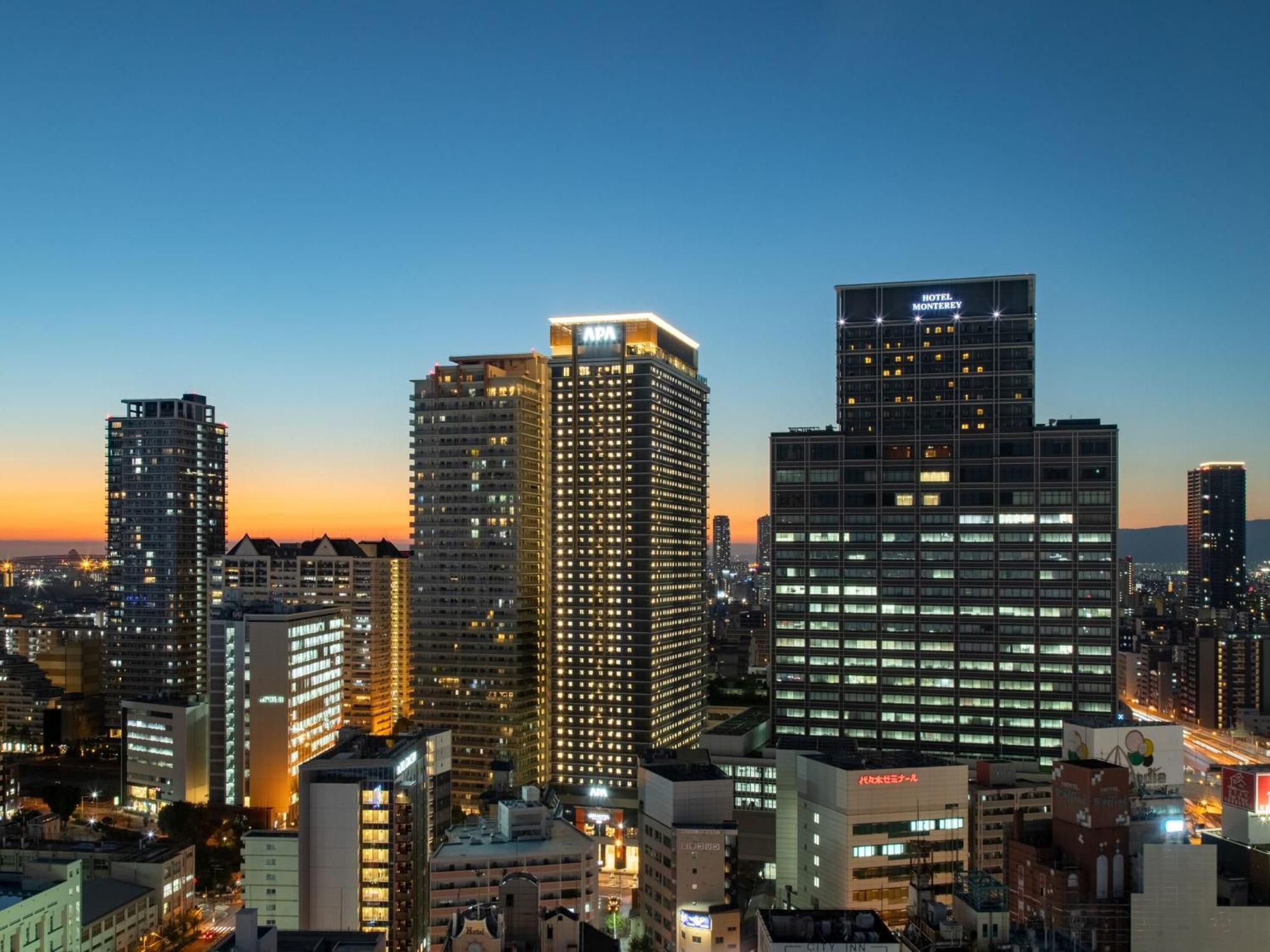 Apa Hotel & Resort Osaka Namba Ekimae Tower Dış mekan fotoğraf